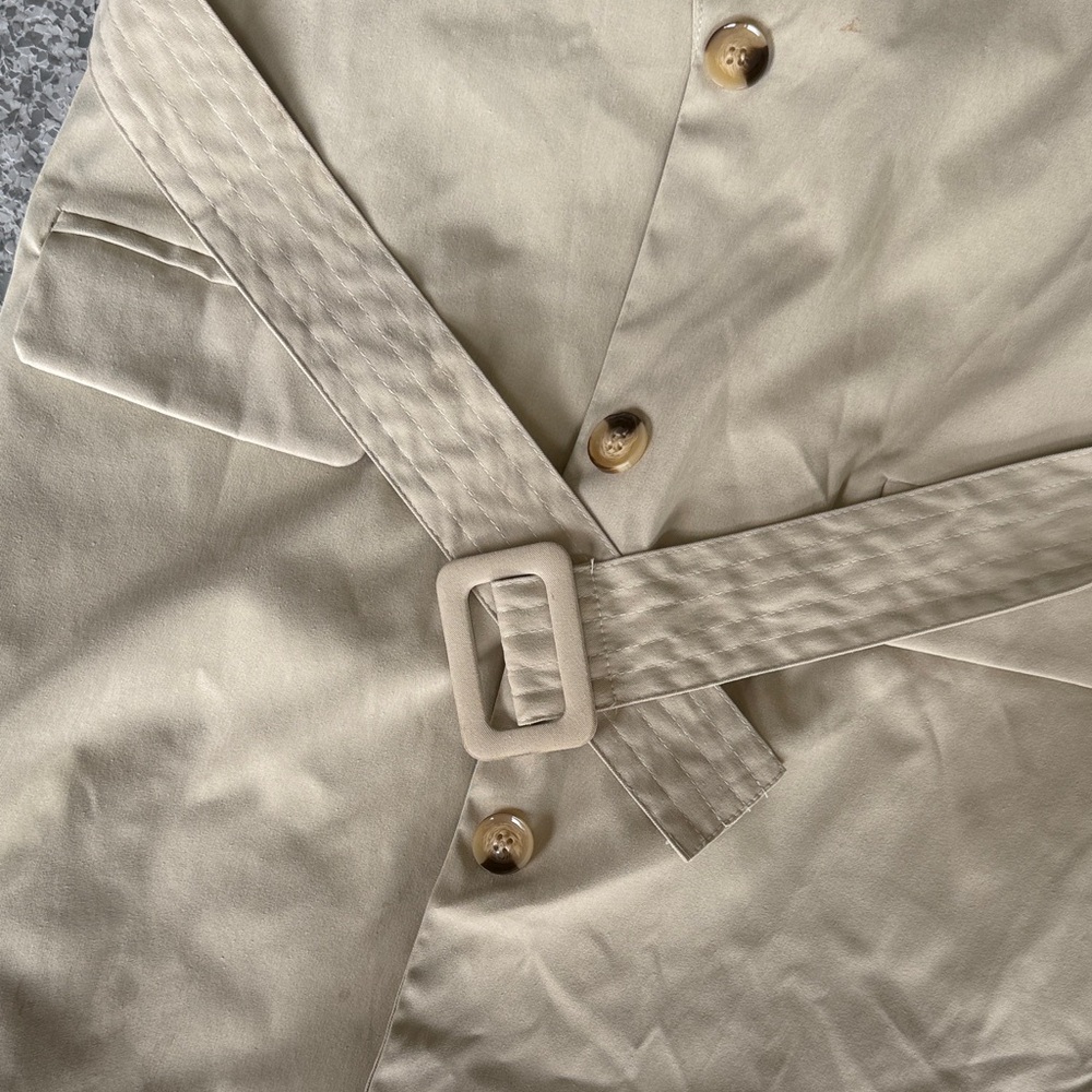 Nasty Gal Tan Trench Coat - Picture 3 of 4